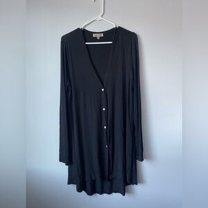 Marseille Women’s black Cardigan. Long Sleeve Size L